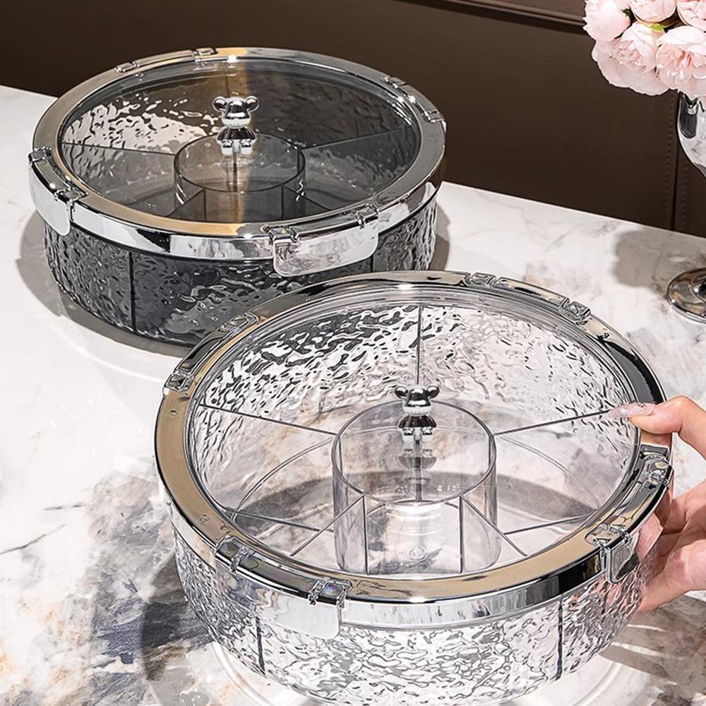 Snack Tray Food Tableware Set PET Divided Serving Tray New Spice Storage Container  Home