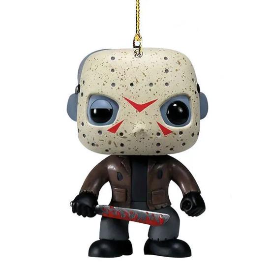 Halloween Car Rear View Mirror Charm Horror Mini Zombie 2D