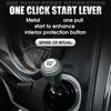 Universal Chrome Plated Car Start Button Lever With 4 Color Option Suitable For Interior Upgraded And DIY Installation