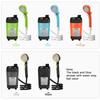 Camping Shower Pump RV Outdoor Shower Kit Camp Shower Intelligent Digital Display Adjustable Shower