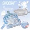 RosyPosy Soft Furnishings, Snoopy Joint Prism Pencil Case, Pencil Case Large Capacity Dirt-resistant Pain Window Stationery Bag