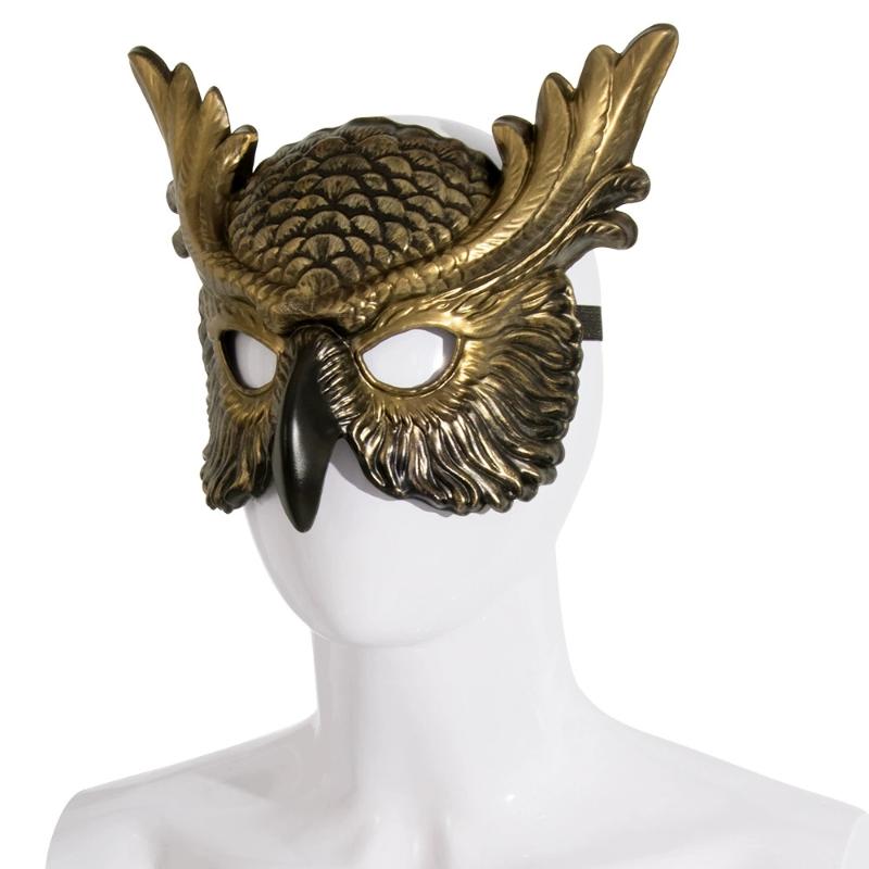 Halloween Owl Mask Carnival Props Owl Mask Festival Cosplay Po Props Atmosphere Dance Party Dress Up