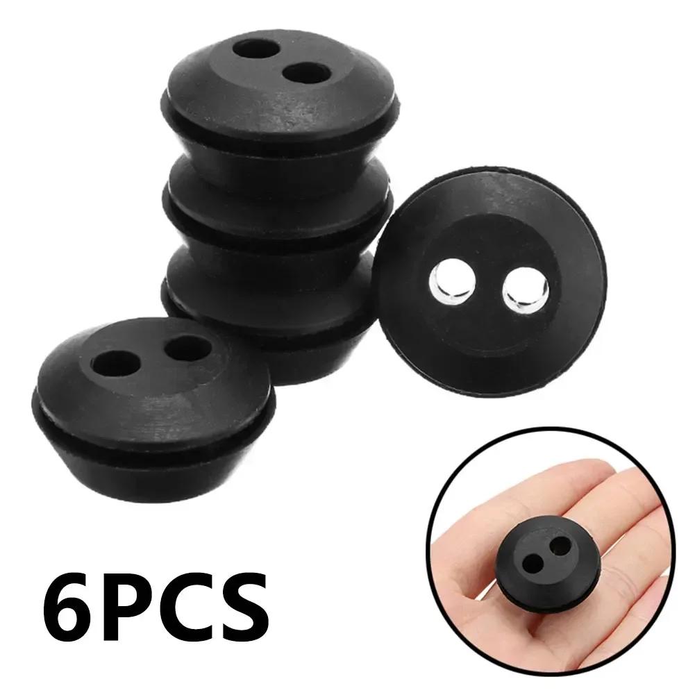 

6Pcs Rubber Grommet 2 Holes Fuel Tank Seal Grommet Fuel Tank Rubber Grommet For Hedge Trimmer Brush Cutters China Mainland