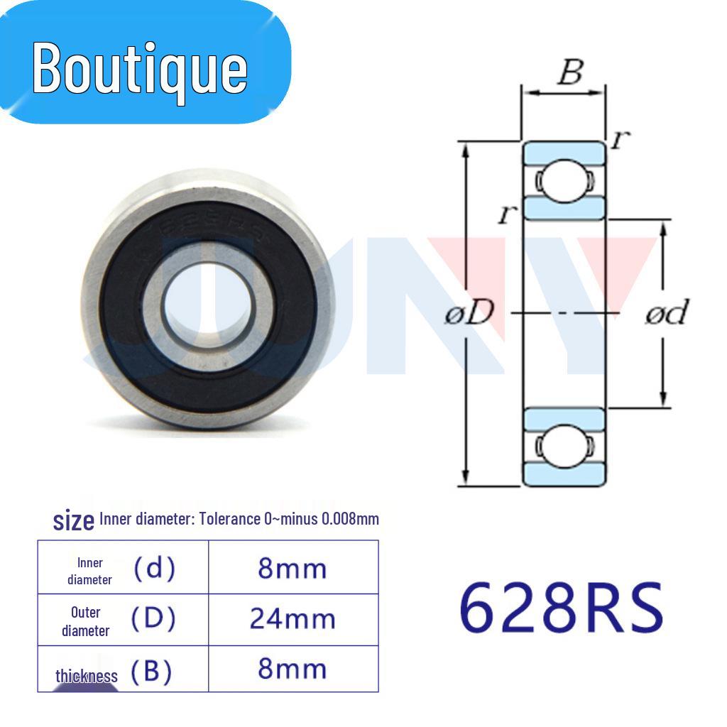 High-Speed Miniature Bearings 623-629 for Toys and Motors (ZZ/RS)