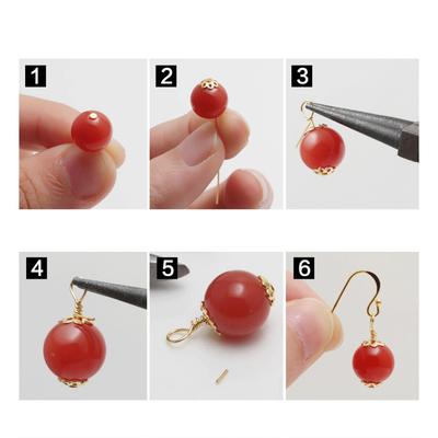 100 Stück/Packung Perlenherstellung DIY Ornament Zubehör Metall für Armband Halskette Behälter Exquisites handgefertigtes Material 6mm/8mm/10mm Zubehör