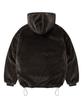 Then Our Mink Fur Oversized Zip-Up Hoodie (Khaki Brown)