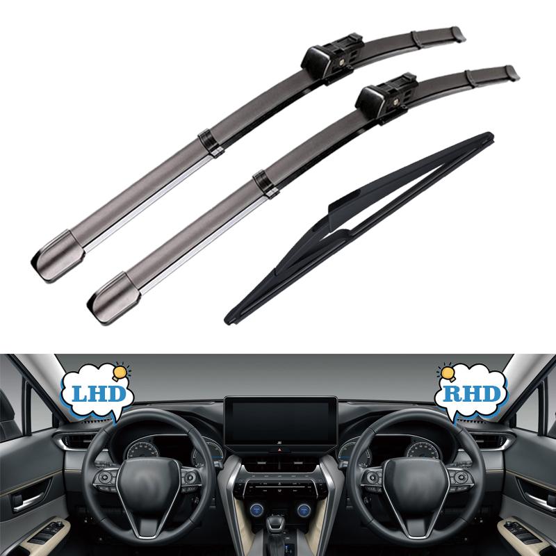 

Front Rear Wiper Blades For MG MG4 EV EH32 2024 2025 3pc Rain Rubber Brushes Windscreen Windshield Window Accessories LHD