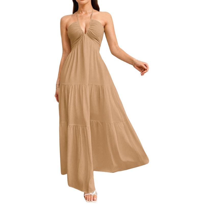 Eaby summer new hot-selling women's neck dress