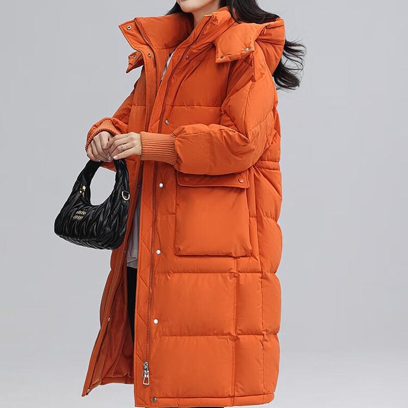Women's Long Hooded Puffer Parka
