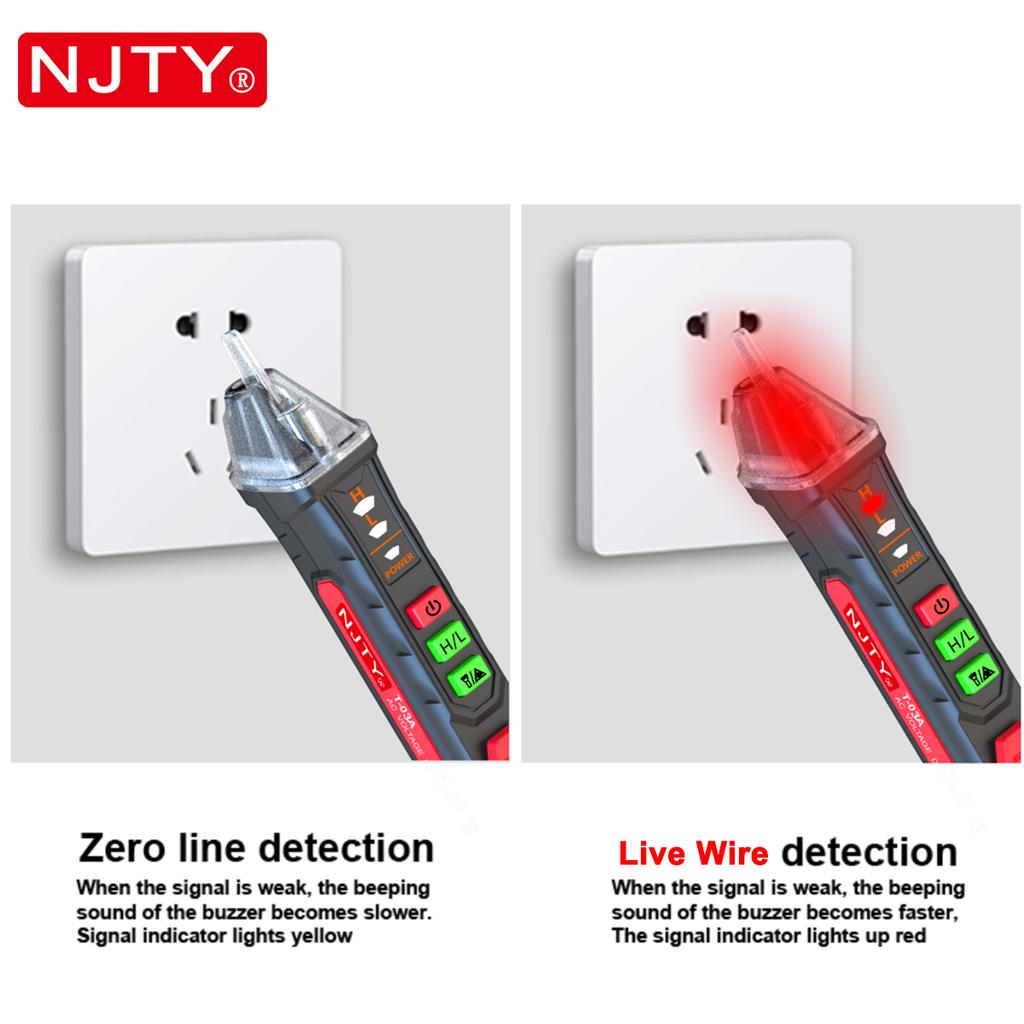 NJTY T03B Broadcast Circuit Breaker Finders Electrical Instrument Breakpoints Detector Live Wire Checking Socket Testor Laser