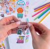 10 Sheets 3D Puffy Stickers for Kids Cute Cartoon Animal Stickers Scrapbook Stickers for Children Gift for Boys and Girls