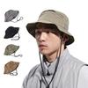 Breathable Camping Hiking Cap Sun Protection Outdoor Sun Hat Men's Fisherman Hat  Four Seasons