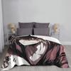 Angels Of Death Isaac Blankets Fleece Textile Decor Satsuriku No Tenshi Anime Soft Throw Blanket for Bedding Bedroom Bedspread