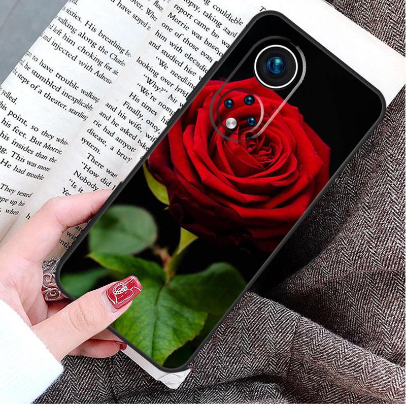 Red Rose Flower Case For Honor Magic 7 5 6 Pro V5 Honor X8b X8a X9b X9c X9a X7a 50 70 90 200 400 Lite Cover
