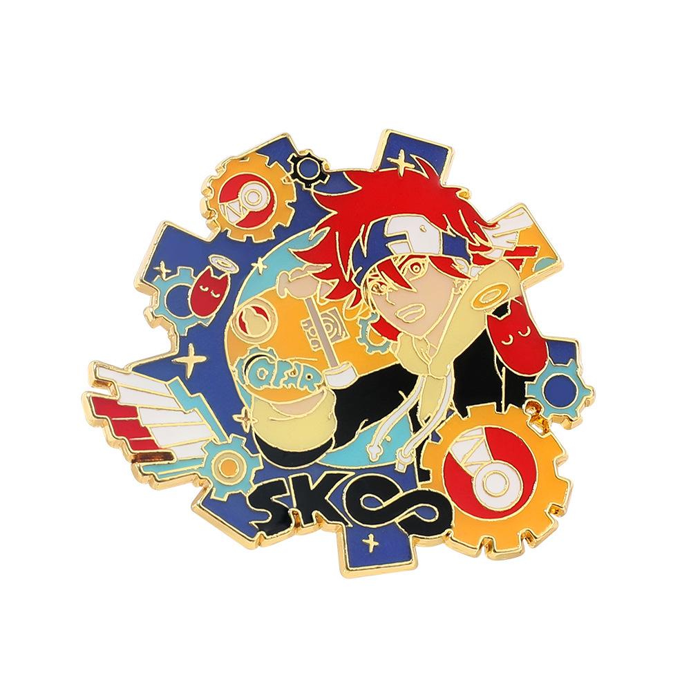 Japanese animation, unlimited skateboard brooch, Langa, Li metal badge, bag clothes, factory direct sales.