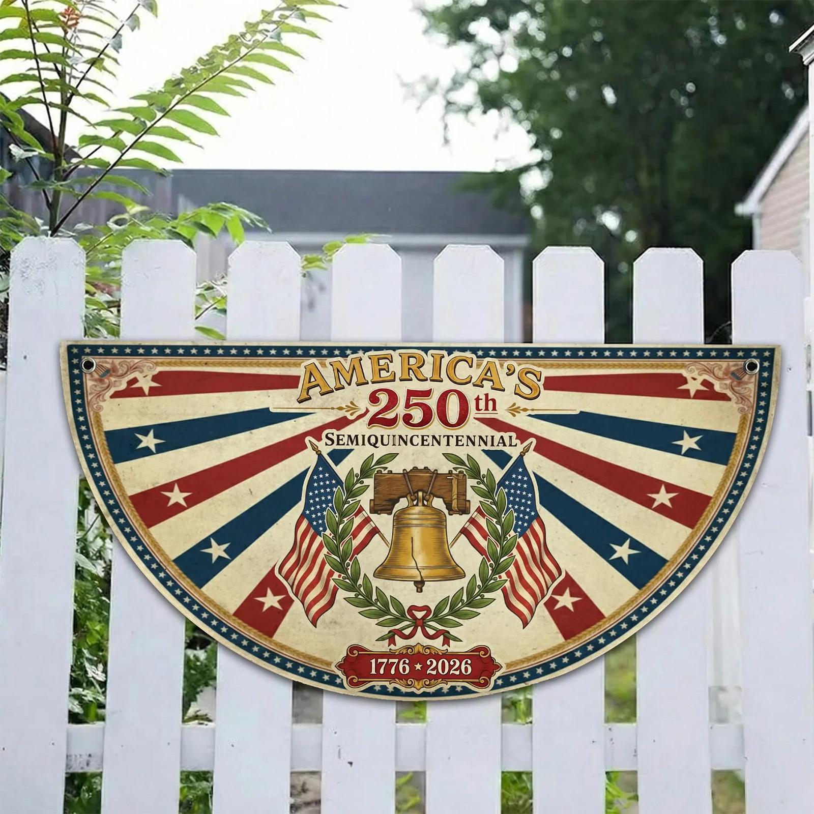 

0th Anniversary American Flag Garden Decoration Flag One Size