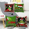 New Christmas Pillow Cartoon Santa Hat Striped Polka Dot Home Cushion Pillow Case