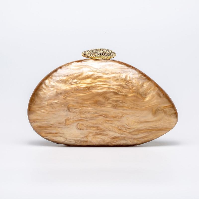 Evening Bags Shoulder New Special Shape Acrylic Wedding Handbags Fashion Clutch Crossbody Bag Shell Elegant Women's Hand Wallets
