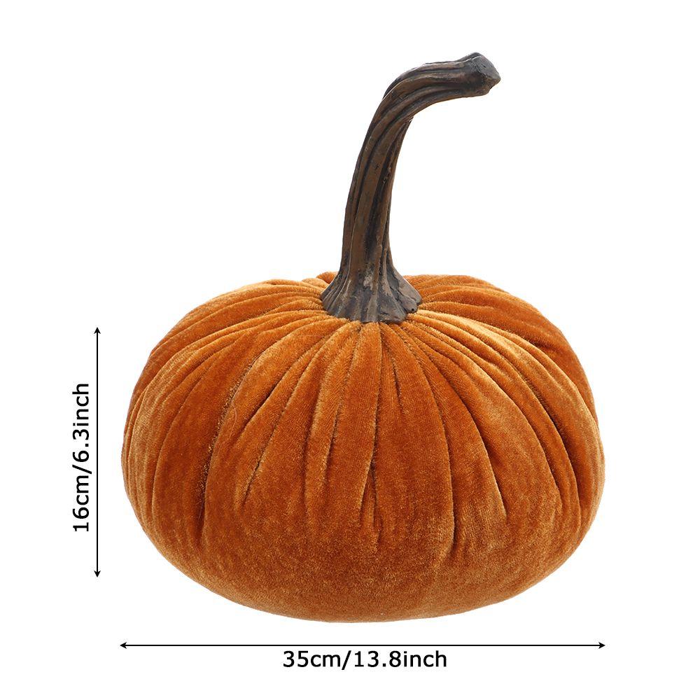 Cute Halloween Exquisite Pumpkins Decor Throw Pillows Velvet Pillow Soft Pumpki