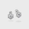 Raindrop Frozen Halo Set Stud Earrings