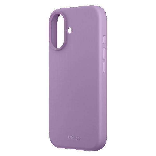 Uniq Etui Lino Hue Iphone 16 6.1Magclick Charging Różowy/Grape Pink