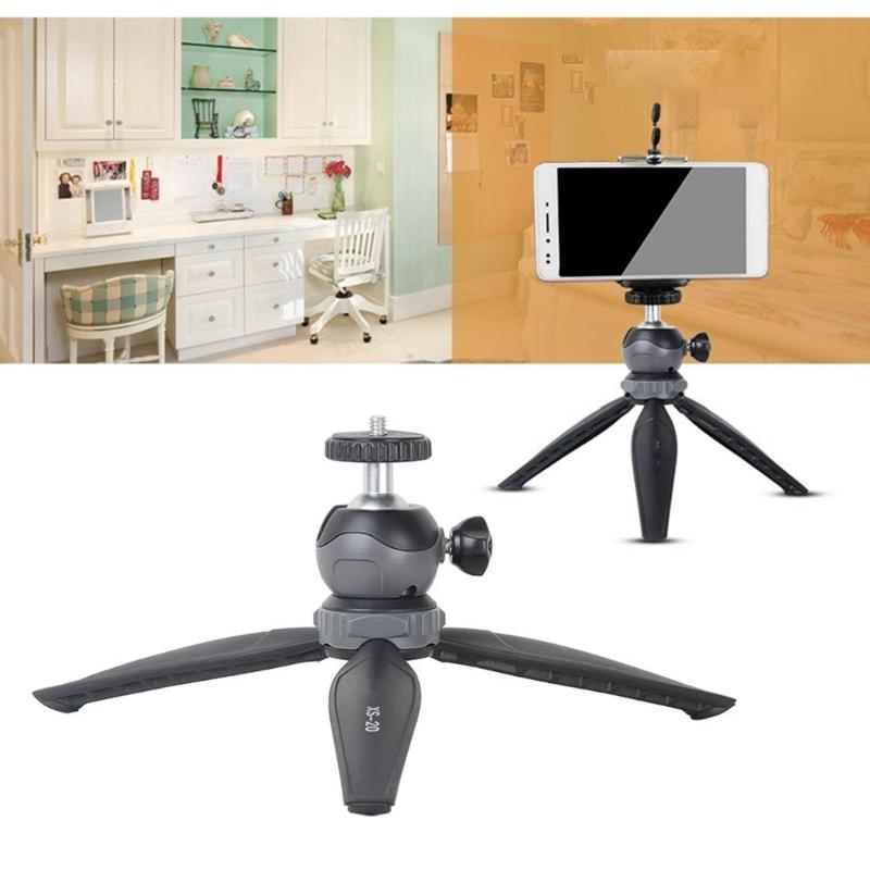 Portable Desktop Tripod Flexible Legs Adjustable Angles Stable 2.5kg Load Capacity Smooth Ball Head Cameras Holder