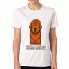 Mastiff Merry Christmas Unisex's Cotton T Shirt, Premium Cotton Quality Print, Durable, Casual Fashion, Cute Reindeer Antlers With Stars Graphic T Shi