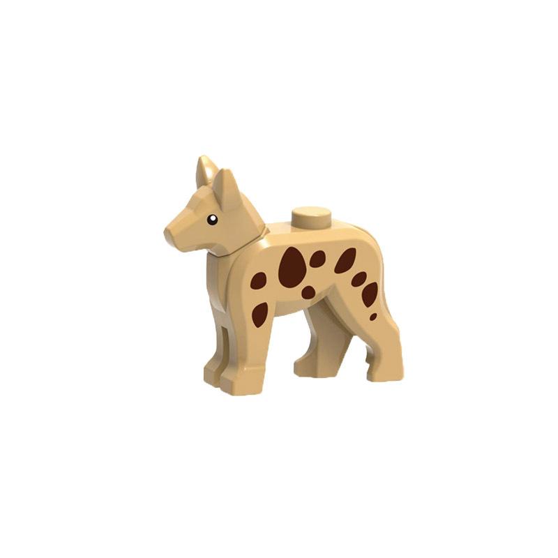 5PCS Animals Figures Cute Dog Kit DO IT YOURSELF Model Construction Bricks Playthings ideal for Kids Dogs Animals Traditional Children Gifts