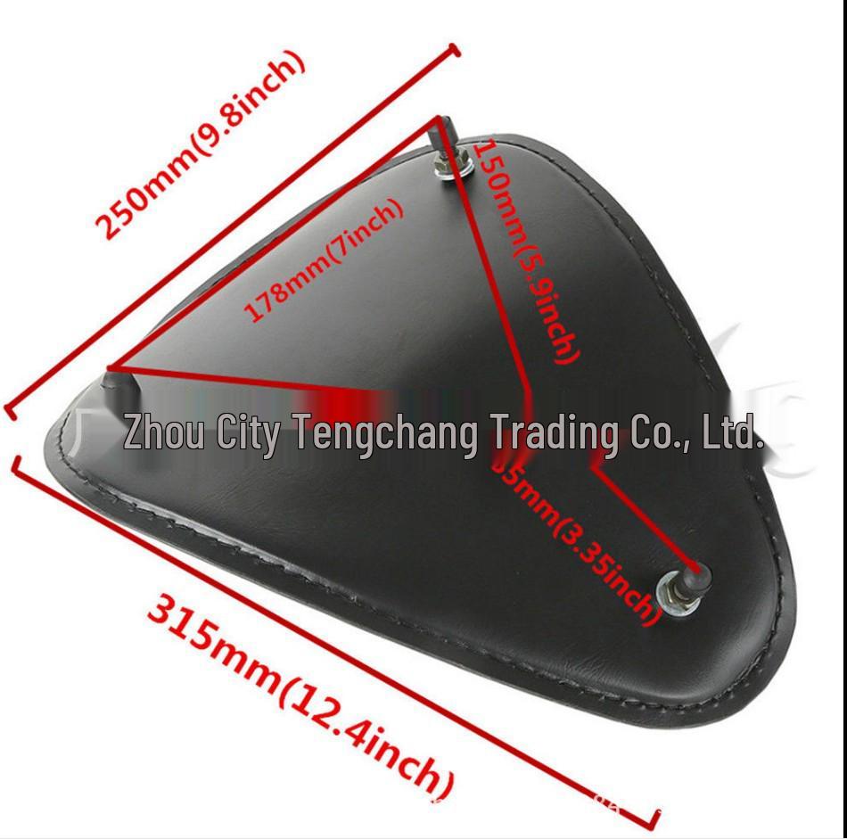 Black Spring Seat Cushion for Motorcycle Accessories Modification