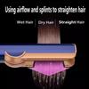 2 IN 1 Handheld Heat-Up Hair Flat Iron Negative Iron Long-Lasting Styling Tool Professional Hair Straightener & Hair Dryer
