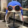 Bonnet mignon de protection des oreilles de dessin animé Coupe-vent Chapeau chaud Mode Chapeau d'aviateur pour enfants Hiver