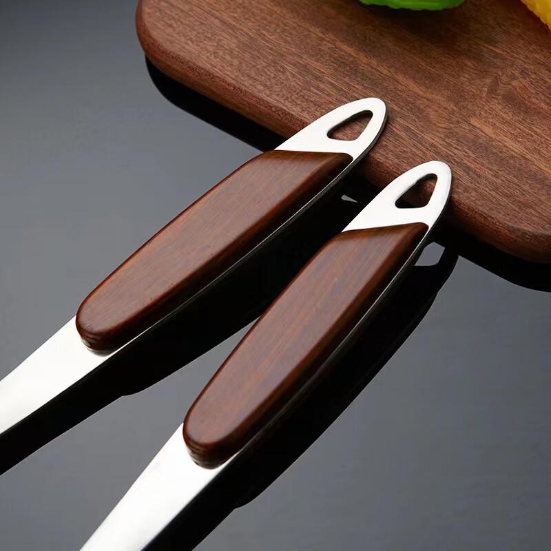 Stainless Steel Noodle Ladle with Wood Grain Handle