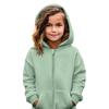 Children's Fashion Color Long Sleeved Casual Jacket Zipper Hoodie Sweatshirt Jacket