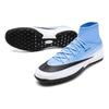 Cross-Border 17 High-Top Long Spikes TF Turf Football Training Shoes for Men, Women, and Children