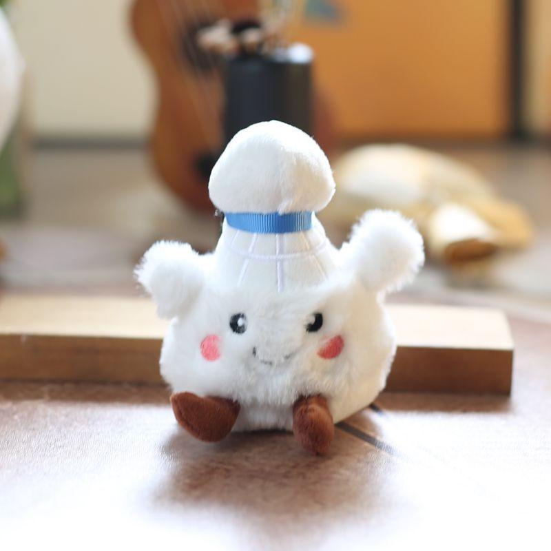Stuffed Badminton Plush Keychain Backpack Pp Cotton Short Plush Gift Teens For