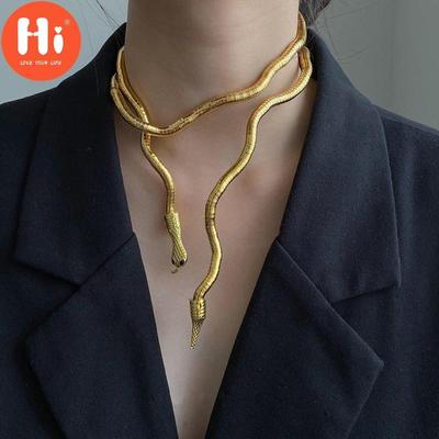 Hi Punk Cool Multilayer Snake Necklace