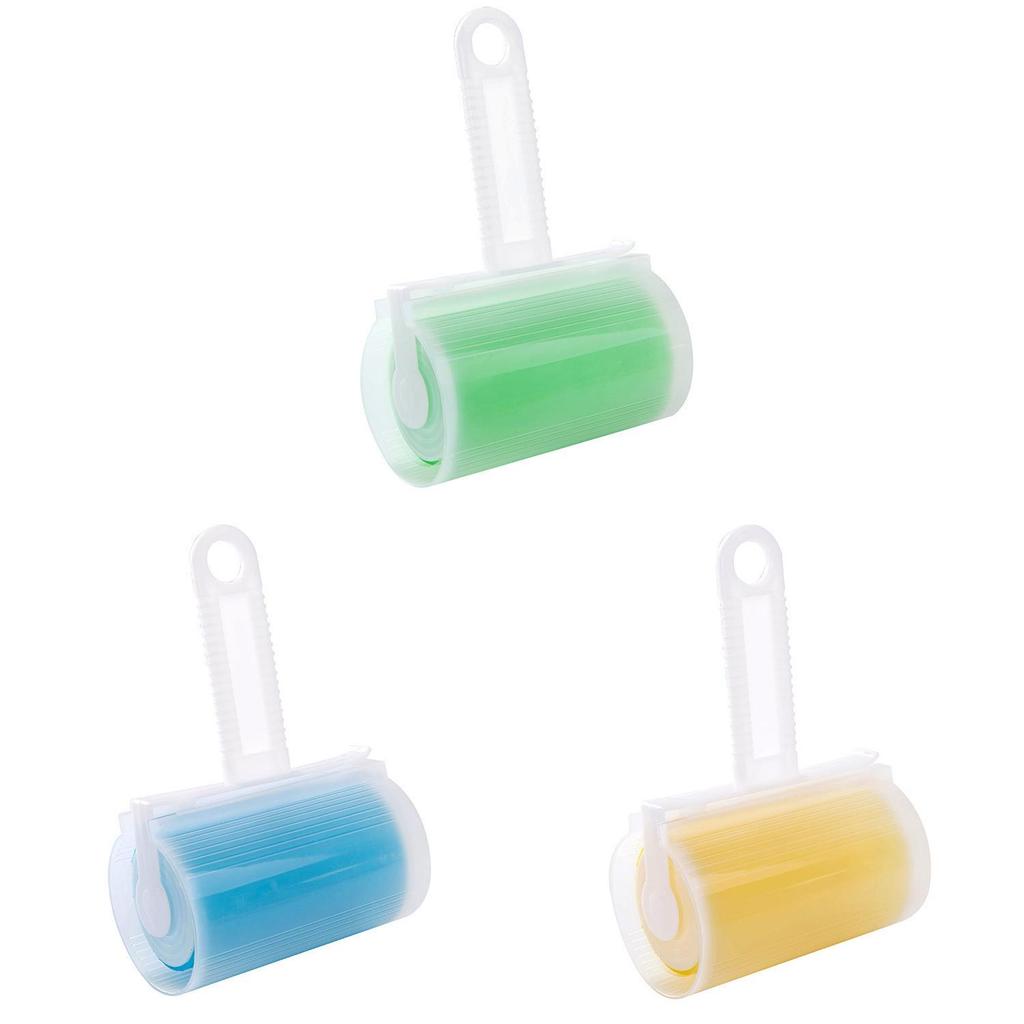 Lint Roller With Cover For Clothes And Upholstery Removal In Home Use