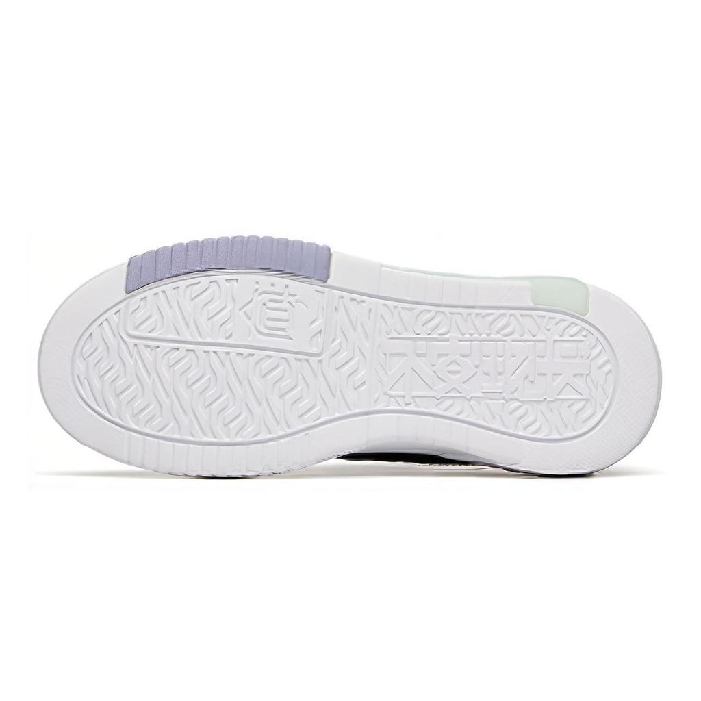 Anta Kids A-Style Thick Sole Low-Top Kids Skate Shoes Men sneaker White Pink 322228008-3