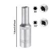 10-Piece 1/2" E8-E24 External Hex Long Deep Socket Wrench Set, CR-V Steel