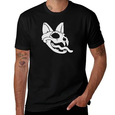 Lovejoy Cat Skull TShirt Stylish Print Short Sleeve Tee