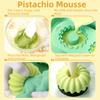 Silicone Doughnut Baking Mold DIY Cake Mold Non-Stick Silicone Baking Pan  Chocolate