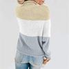 Womens Off The Shoulder Sweater Casual Knitted Loose Long Sleeve Pullover