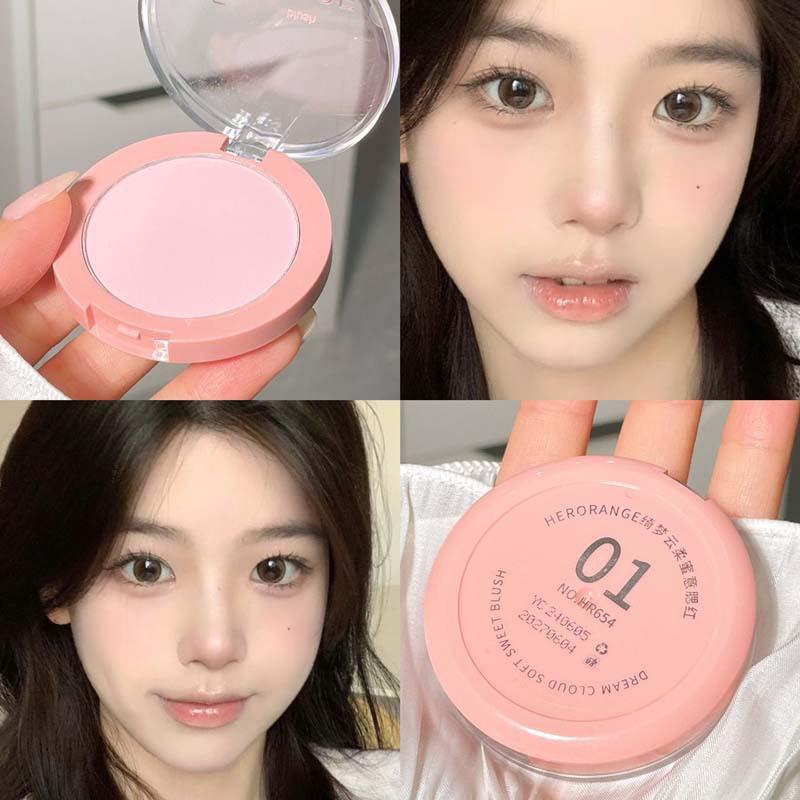 Monochrome Matte Blush Natural Nude Makeup Cheek Rouge For Women Makeup Cosmetics