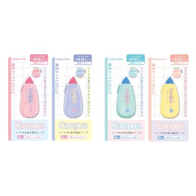 KOKUYO Campus Correction Tape Refill Type Limited Newtro 4 Color Set A-lined B-lined TW-MNT336LX4SET