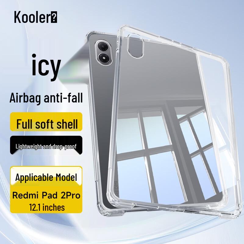 Kulefeng Průhledný TPU kryt pro Redmi Pad 2 Pro 12,1 palce
