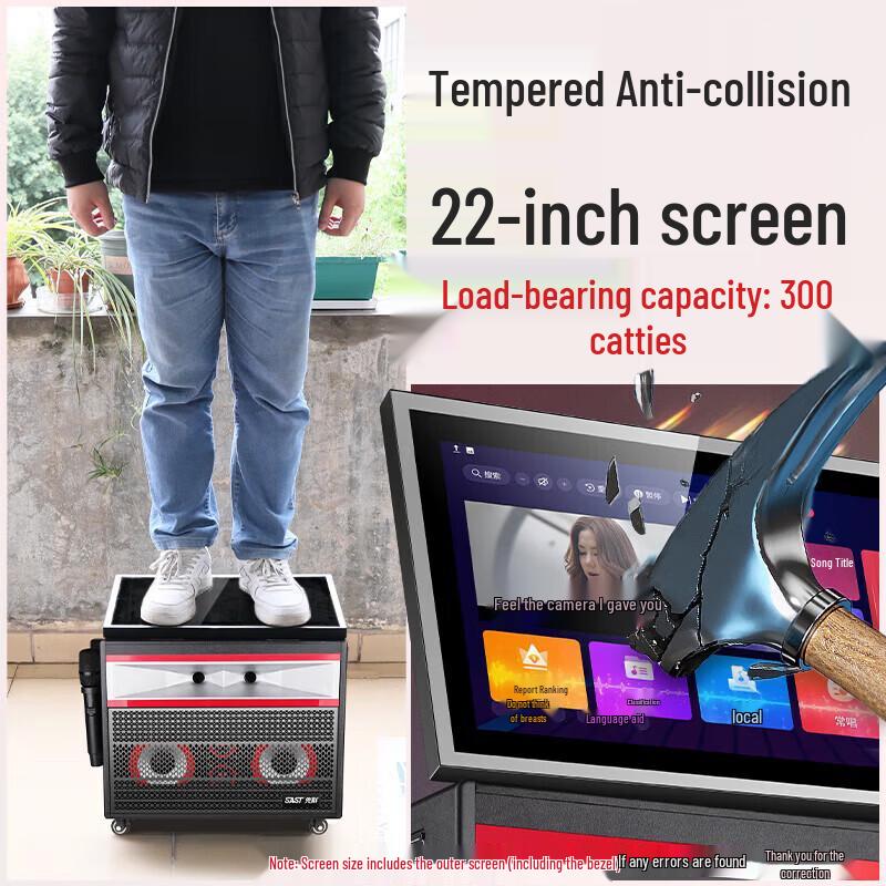 SAST SW-868 Portable KTV Speaker System with Microphone (CN version)