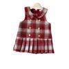 Winter Princess Sleeveless Dress - Fleece Lined, Thickened, Fashionable Baby Girl Vest Style AWA761