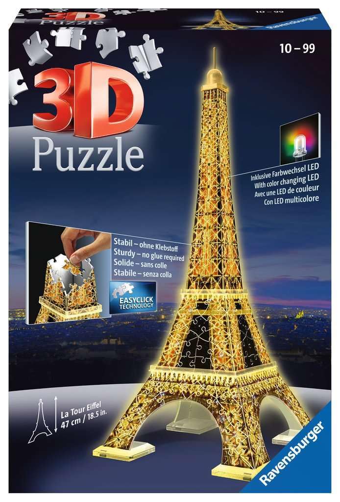

Ravensburger Ravensburger 3D Puzzle Эйфелева башня Ночной выпуск (216 штук)