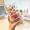 Acrylic Hair Accessories Organizer Box Elastic Hair Bands Hairpins Baby Headwear Storage Case Children's Jewelry Box