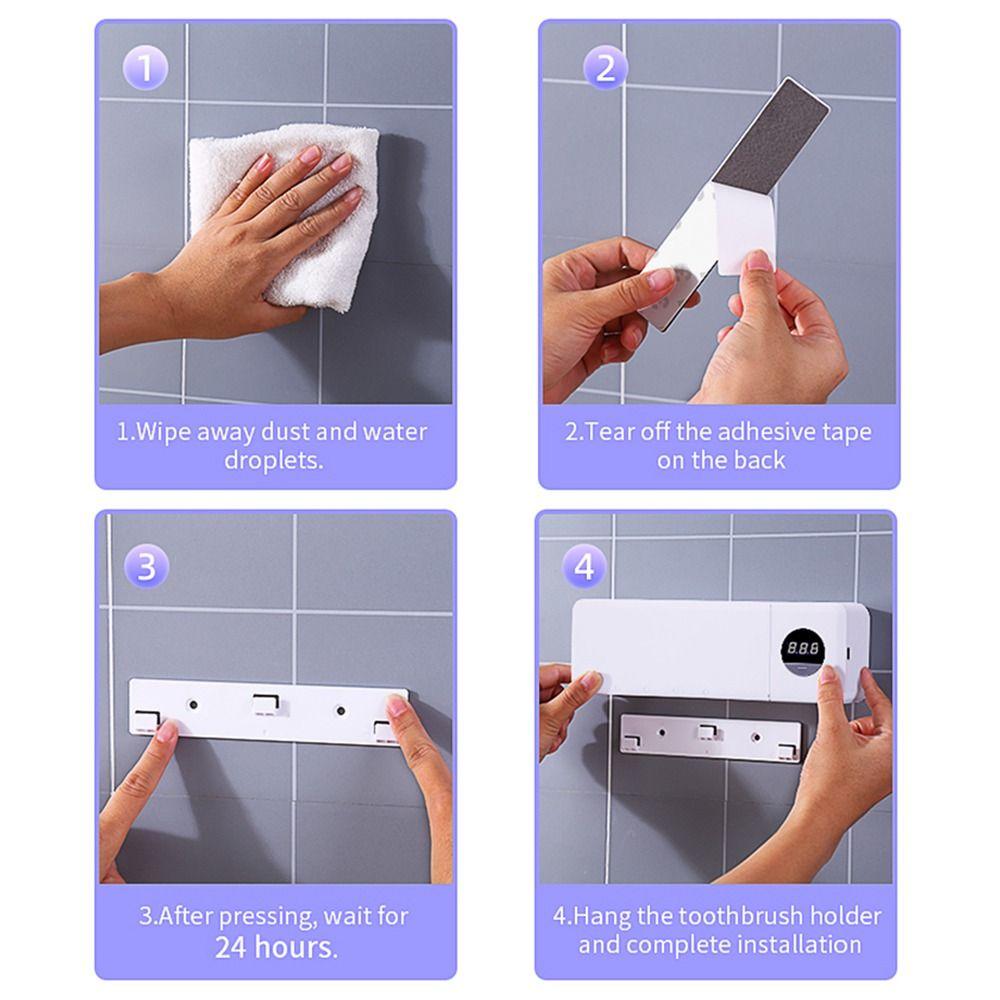 Intelligent Sterilization Electric Toothbrush Sterilizer Wall-mounted Toothbrush Box  Travel